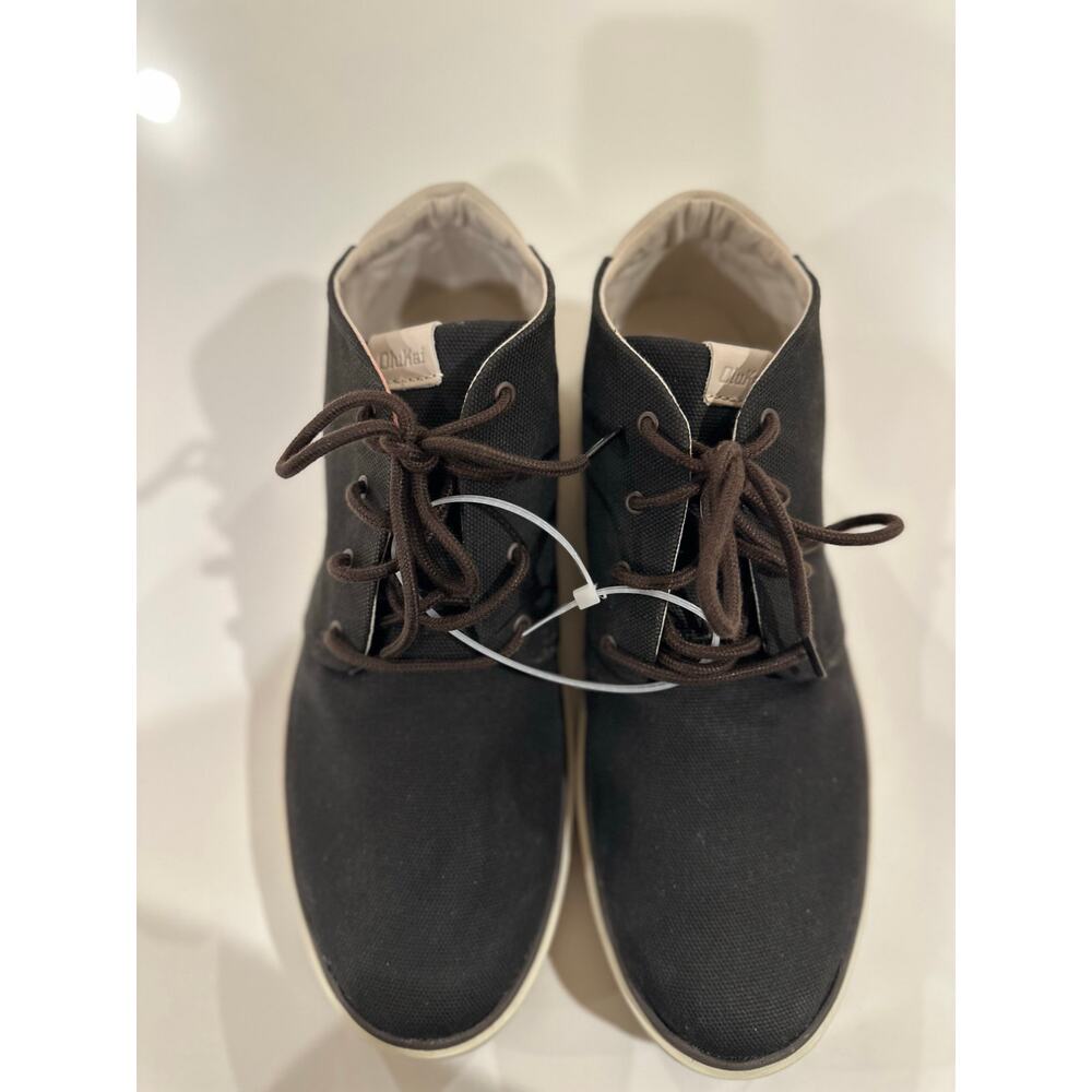 OLUKAI Men's Papaku Chukka Boots, color Dark Wood, Size 10.5 - Picture 12 of 14